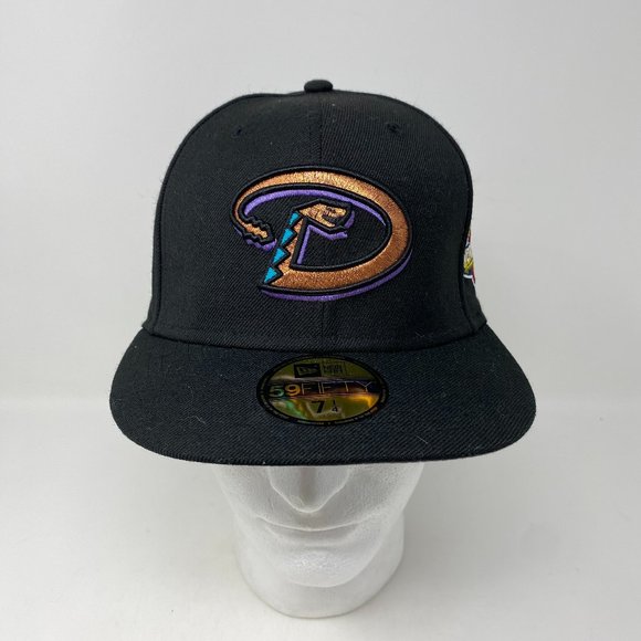 NEW ERA Arizona Diamondbacks 2001 World Series Hat Size 7 1/4 - Picture 1 of 15